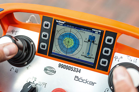 einfache und intuitive Kranbedienung